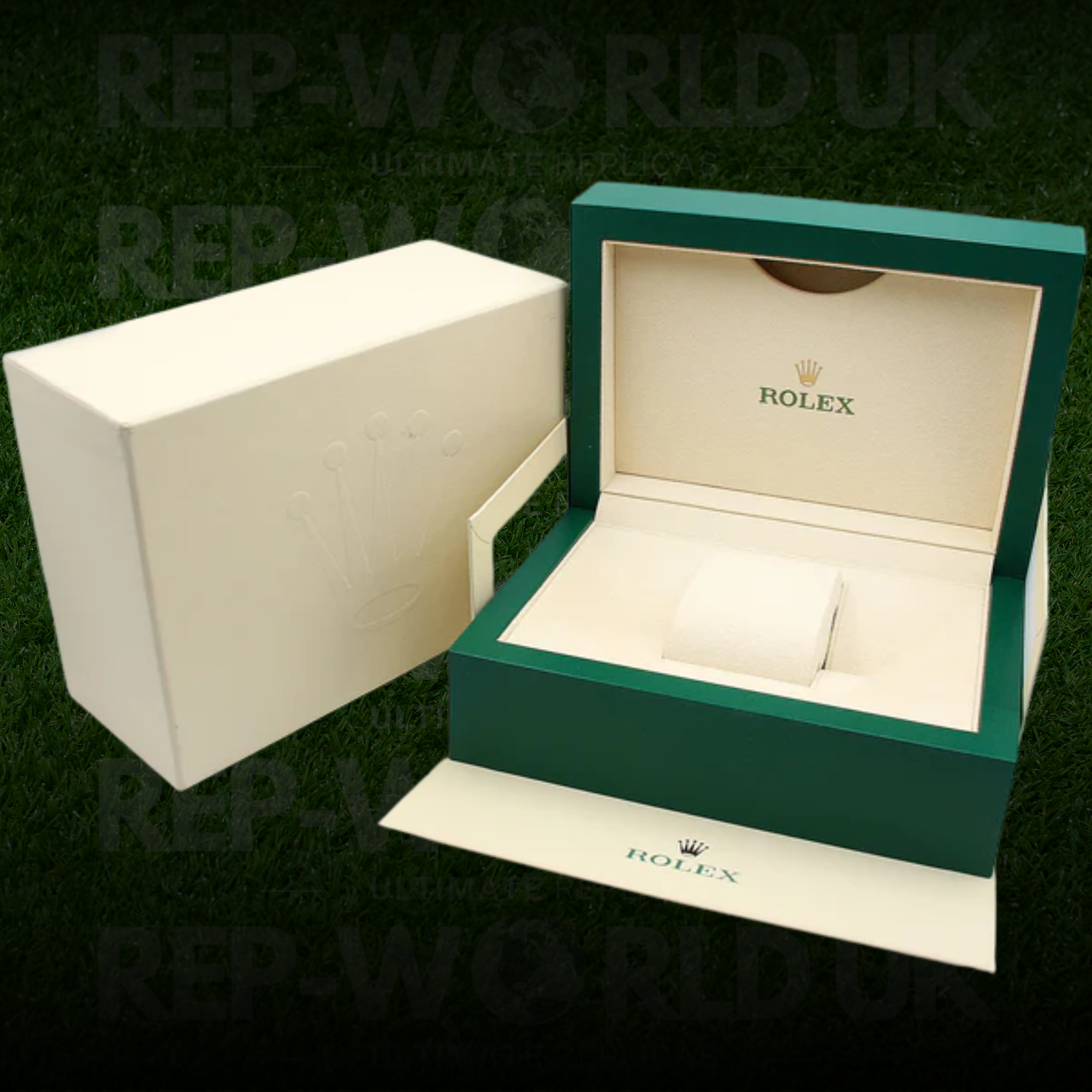 Rolex Green Wave Presentation Watch Box