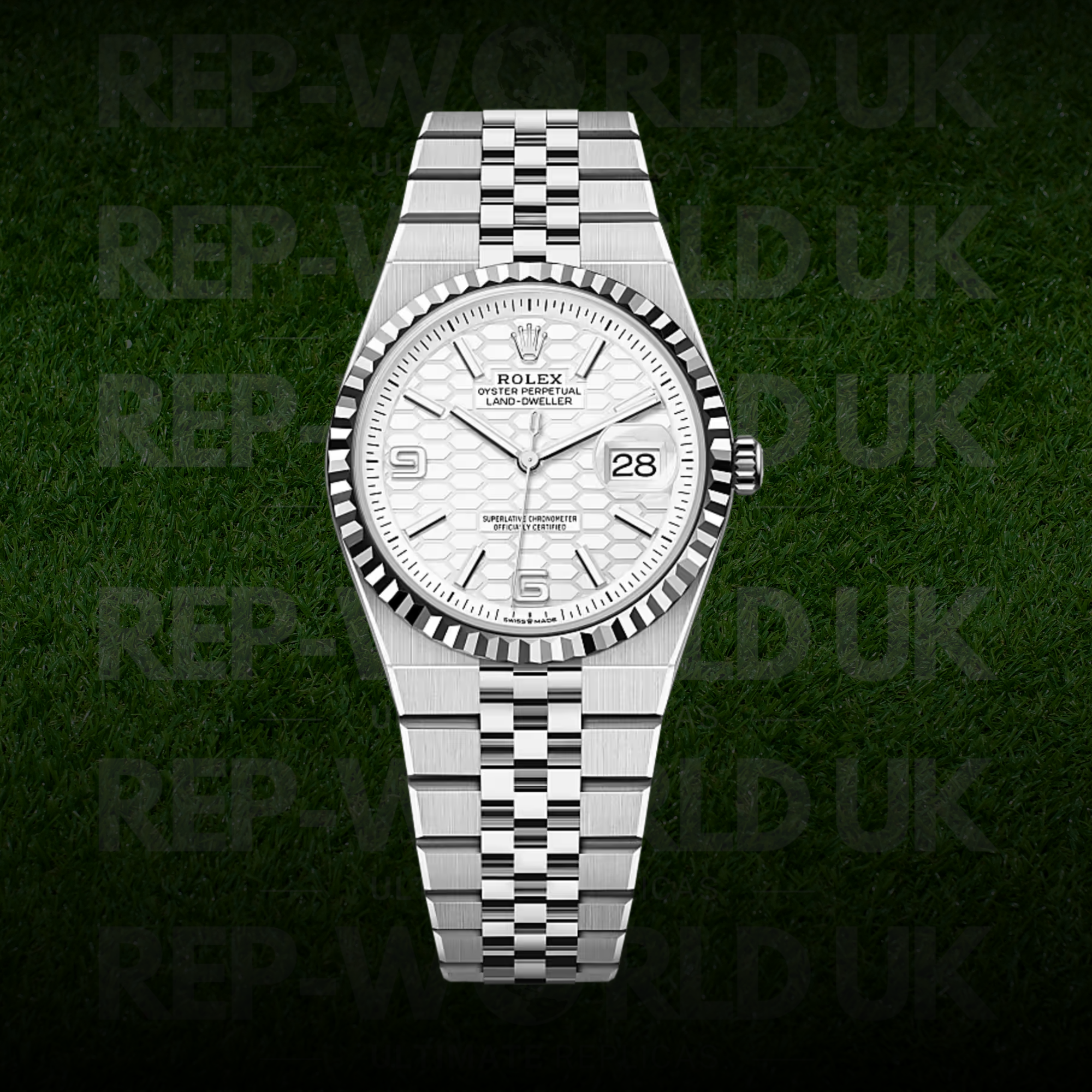 Silver Rolex Land Dweller - AAA